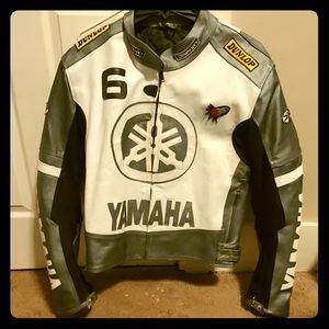 Joe rocket Yamaha leather riding jacket